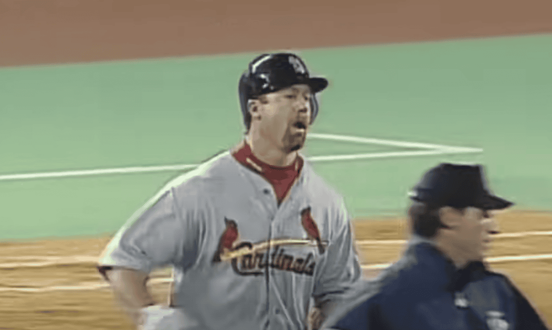 Image of Mark McGwire reflecting on his controversial home run chase aftermath